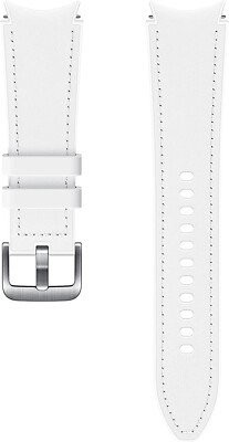 Samsung Hybrid Lederarmband für Galaxy Watch4/Watch4 Classic - Weiß, M/L