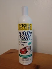 Vintage 1997 White Rain Dale Jarrett 18.75 Fl Oz Plastic Shampoo Bottle *EMPTY*