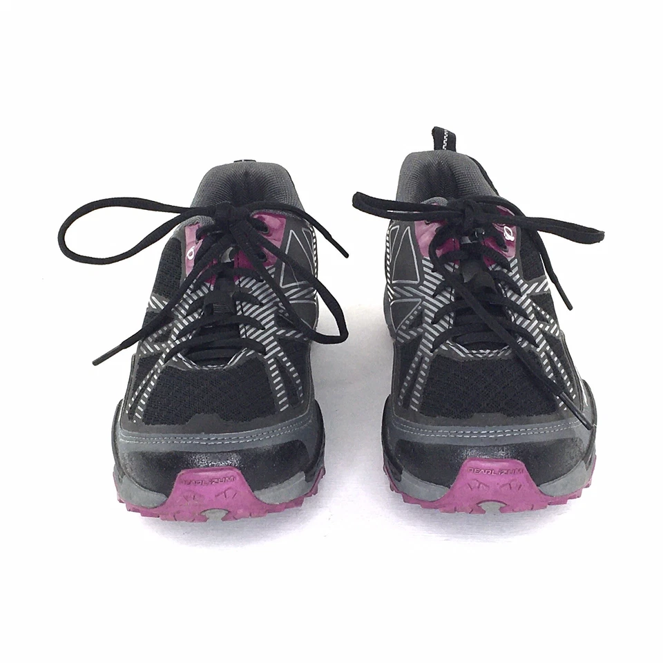 Zapatos de ciclismo de montaña Pearl Izumi gris/negro/rosa x-Alp Seek VII talla EE. UU. 11,5/42 Foto 3 de 4