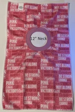 Bib 12" Neck Pull Over Head T-Shirt Special Needs Drool polyester breast cancer