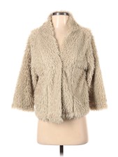 Dylan Women Brown Faux Fur Vest S