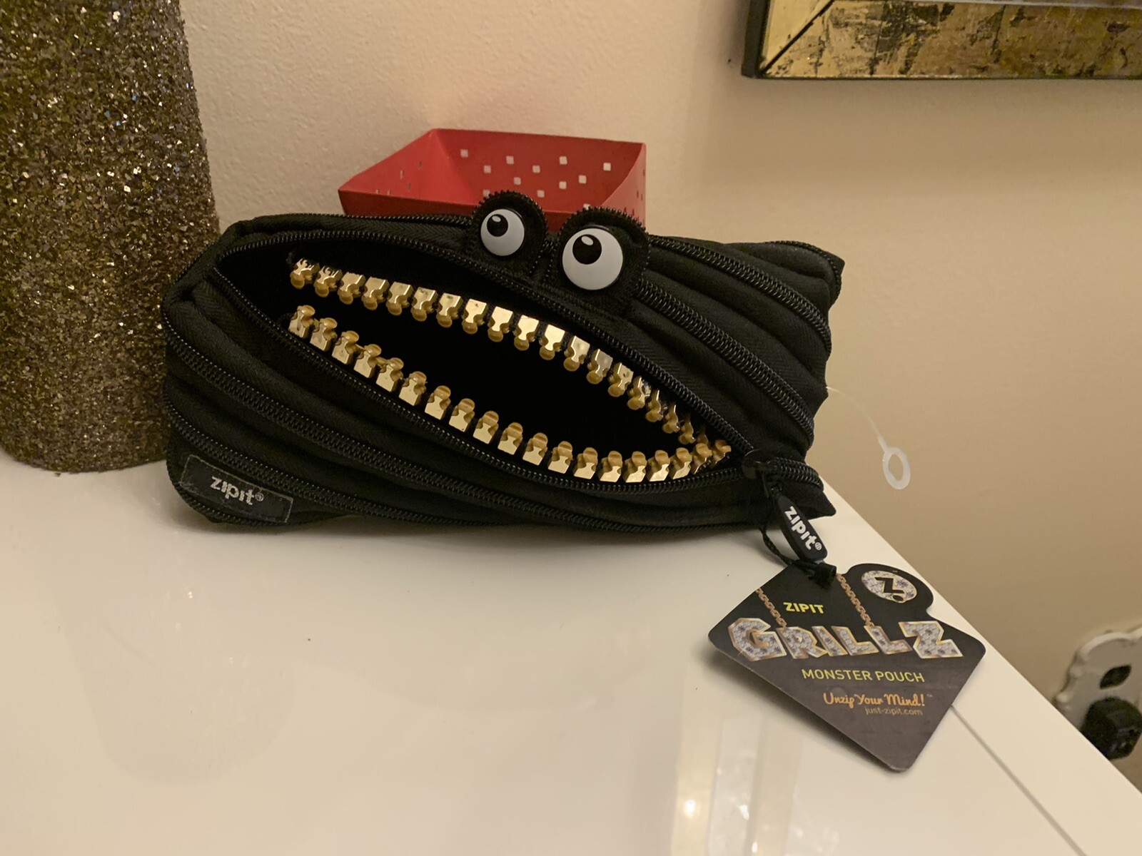 PONY CUSTODIA PORTAMATITE scuola Monster zip Disney pochette ragazzo ragazza regalo festa bambino stella.