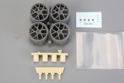 Hobby Design 1/24 18&BBS F1-R Centre Lock Wheels (3D Print)