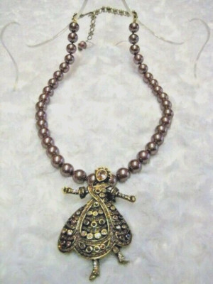 HEIDI DAUS''May I Have This Dance?''(Ballerina) Removable Pin/Necklace(Orig.$149.)