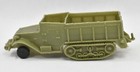 WWII Playset German Half Track Plastic Army Men Toy Figure Accessory Marx