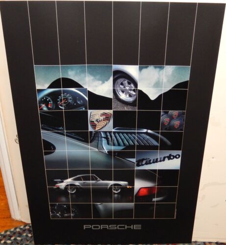 911 TURBO HUGE MIAD PHOTOGRAPH COLOR SILKSCREEN POSTER - Picture 1 of 1