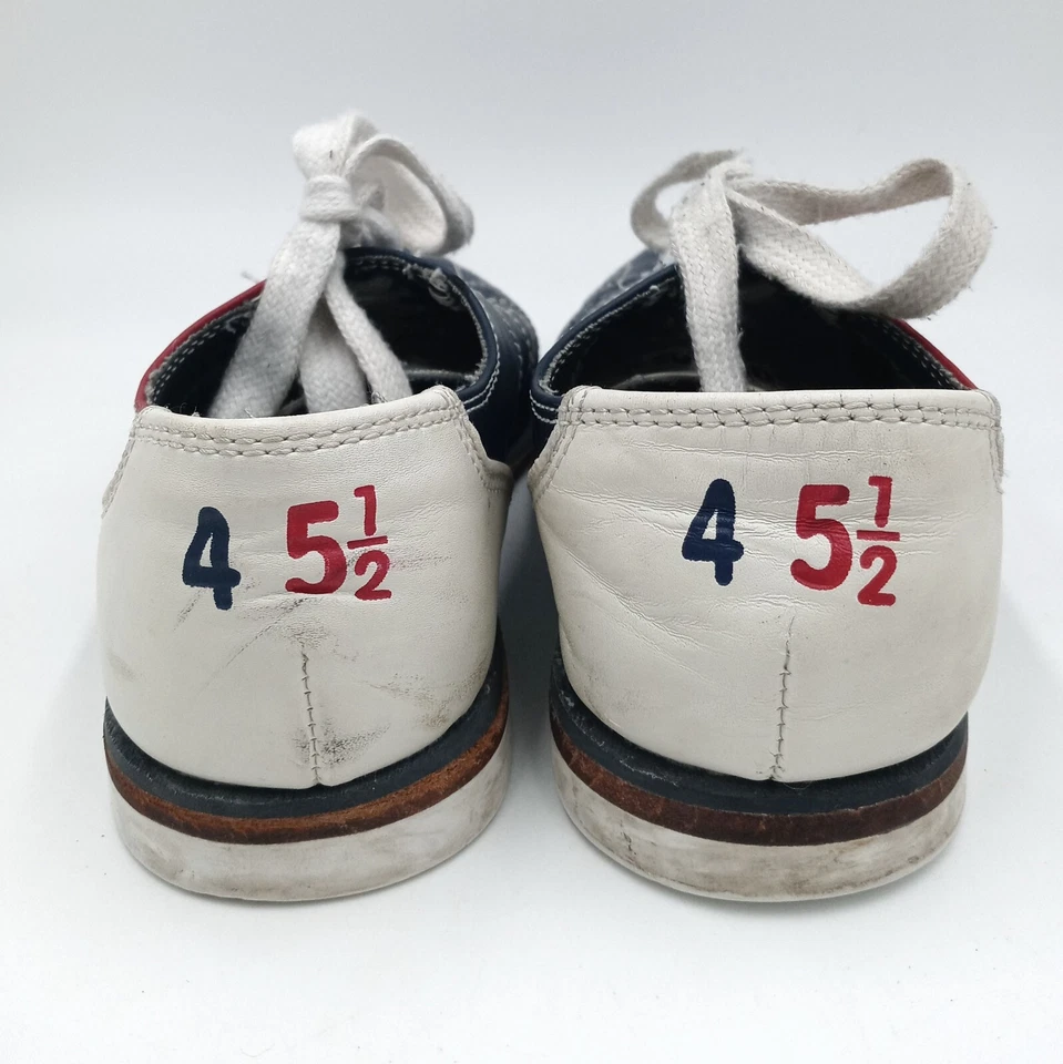 Vintage Team Cobra Red Blue Leather Bowling Shoes Mens 4/Womens 5.5 - Image 2 of 4