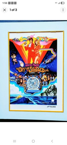 Austin Powers The Spy Who Shagged Me Limited Edition Lithograph 1394/18,000