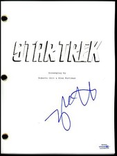 Zachary Quinto "Star Trek" AUTOGRAPH Signed Full Complete Script Screenplay ACOA