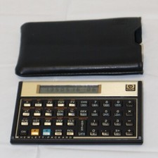 Vintage HP 12C Financial Calculator w Original Case Hewlett Packard