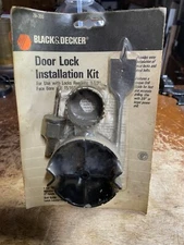 Black & Decker 79-355 Door Lock Installation Kit NEW SEALED NOS