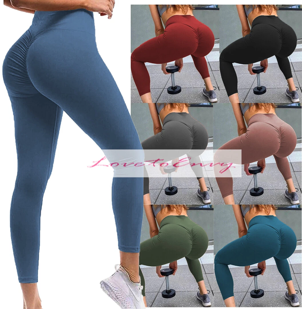 Ladies Scrunch Bum Leggings Anti-Cellulite Keep FIT Lift Active Yoga  Leggings