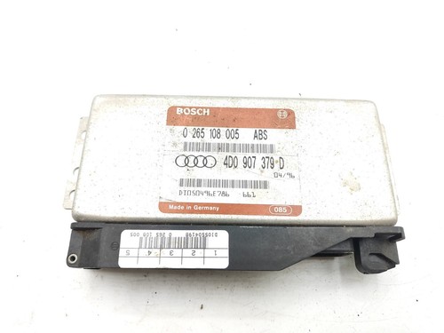 Audi A4 B5 1.6i 74kW Benzin 2001 ABS Steuergerät Steuergerät 0265108005 4D090...