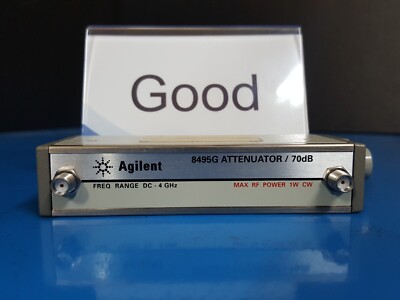 Agilent 8495G: Program Step Attenuator DC-4Ghz 70 dB (Opt. 002 011) - 4340