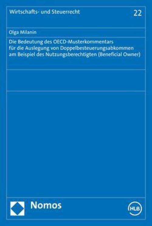 Thumbnail - Olga Milanin | Die Bedeutung Des Oecd-musterkommentars Für Die