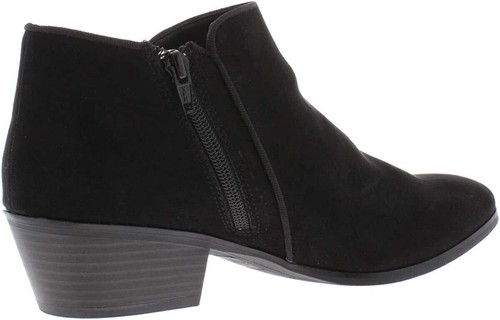 STYLE & CO Wileyy Faux Suede Ankle Booties Black 10 W NWB - Picture 3 of 3