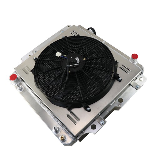 For 19872006 89 95 Jeep Wrangler TJ YJ Aluminum 3 Row Radiator+Shroud