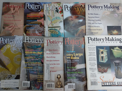 Pottery Making Magazines Ceramics Kiln Art Techniques How To 2000s