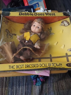 Vintage Debbie Goes West Uneeda Doll in Box