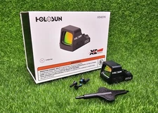 Holosun Classic Open Reflex Red Dot Sight 6 MOA Dot, Black - HS407K X2