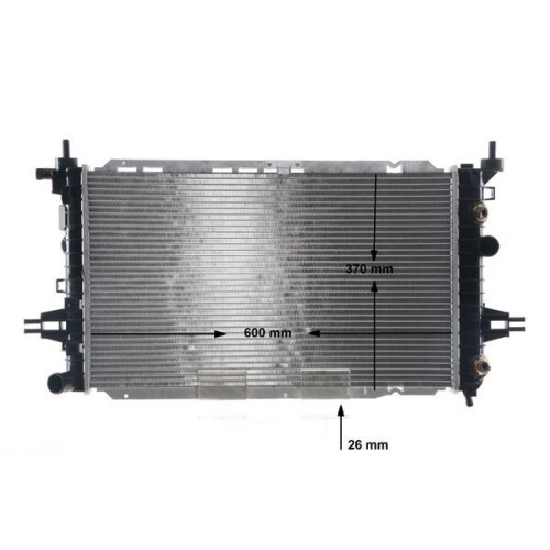 CR 2037 000S MAHLE ORIGINAL Radiador, refrigeración del motor con