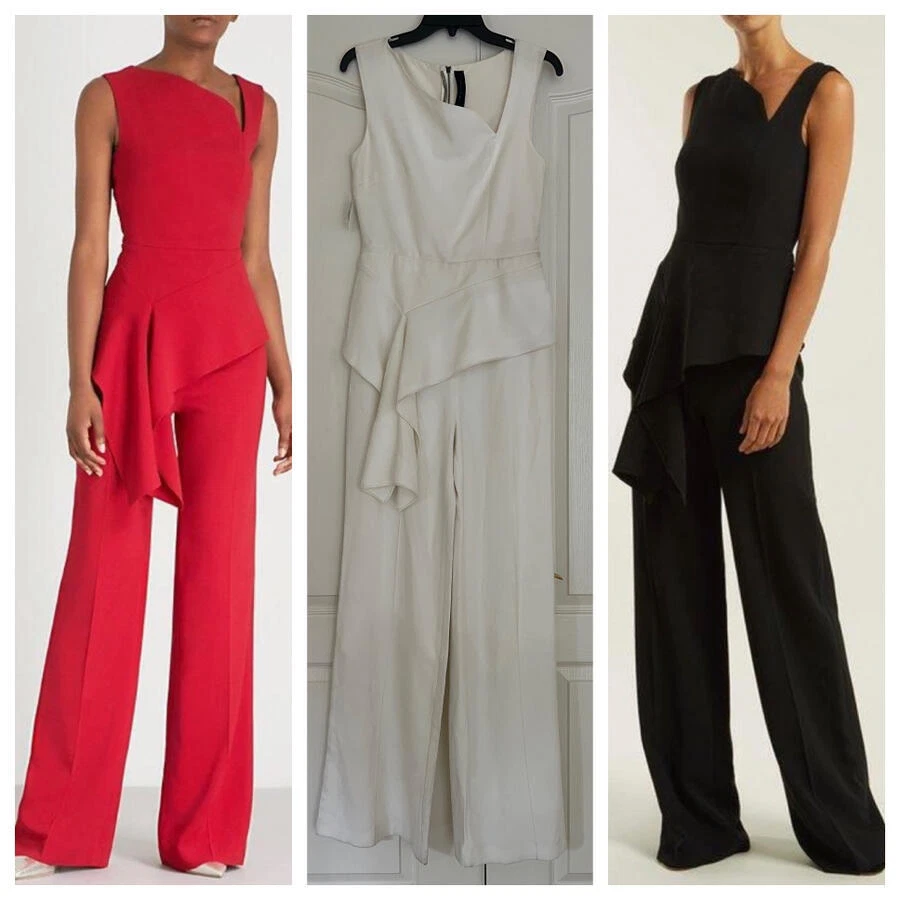 Mono asimétrico Roland Mouret Kenne talla 8 precio de venta sugerido por el fabricante 2395 USD Foto 2 de 4