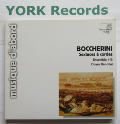 BOCCHERINI - String Sextets ENSEMBLE 415 / CHIARA BANCHINI- Ex CD Harmonia Mundi