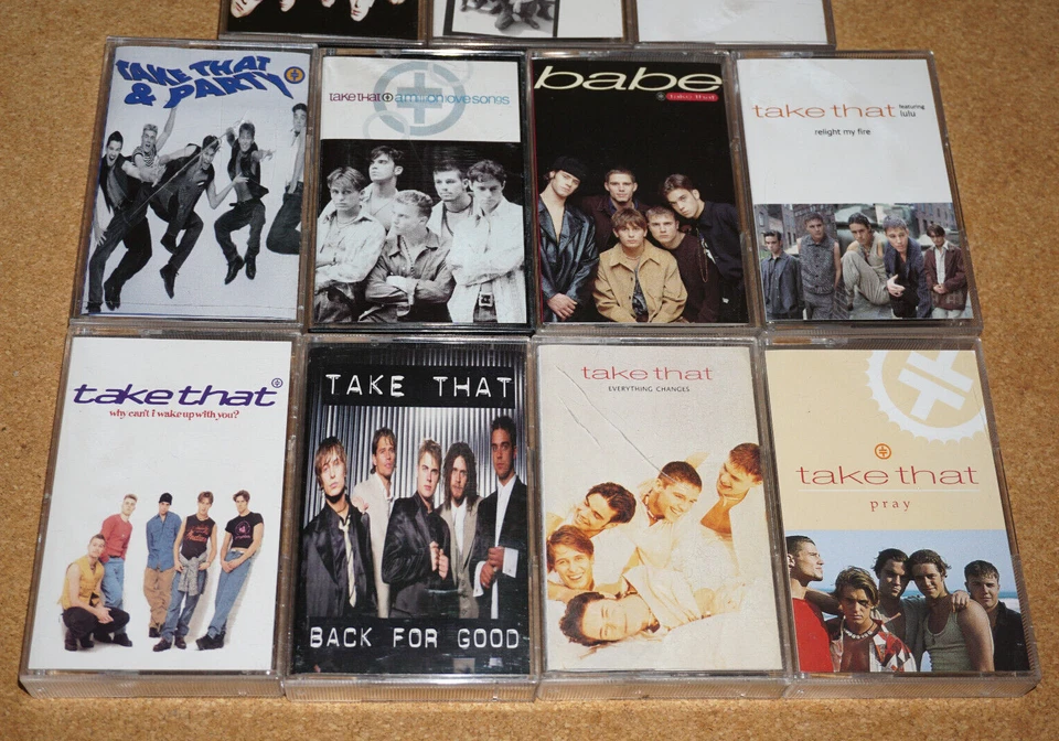 Vintage - Take That UK Cassette Tapes x11 Singles Collection - Image 3 of 4