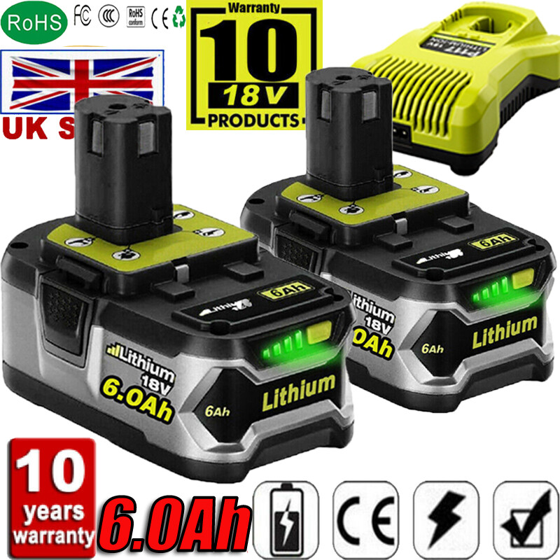 BATTERIA DI RICAMBIO ORIGINALE AUTENSILI ONE+ RYOBI 18V 2.0Ah - Foto 6