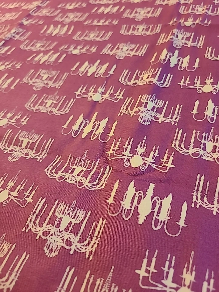Purple Chandelier Fabric By Wild Apple David Textiles $7.99 Per 1/2 Yd. - Image 2 of 3