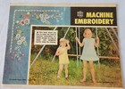 Australian Womens Weekly Machine Embroidery Booklet, 1967,  lift out, pull out