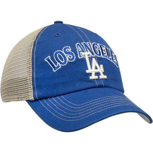 Chapeau LA Dodgers Trucker '47 – Snapback Réglable Maille, Couleur Sable, Mookie Betts