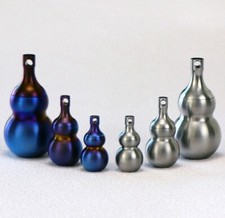 Pure Titanium Waterproof Case Warehouse EDC Pill Box Medicine Bottle Pendant