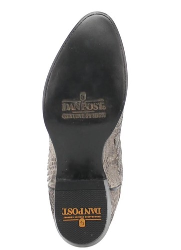 BOTAS VAQUERAS DAN POST PARA HOMBRE GENUINAS PIEL DE SERPIENTE PITÓN NATURAL 10.5 D DP3036 NUEVAS - Imagen 6 de 7