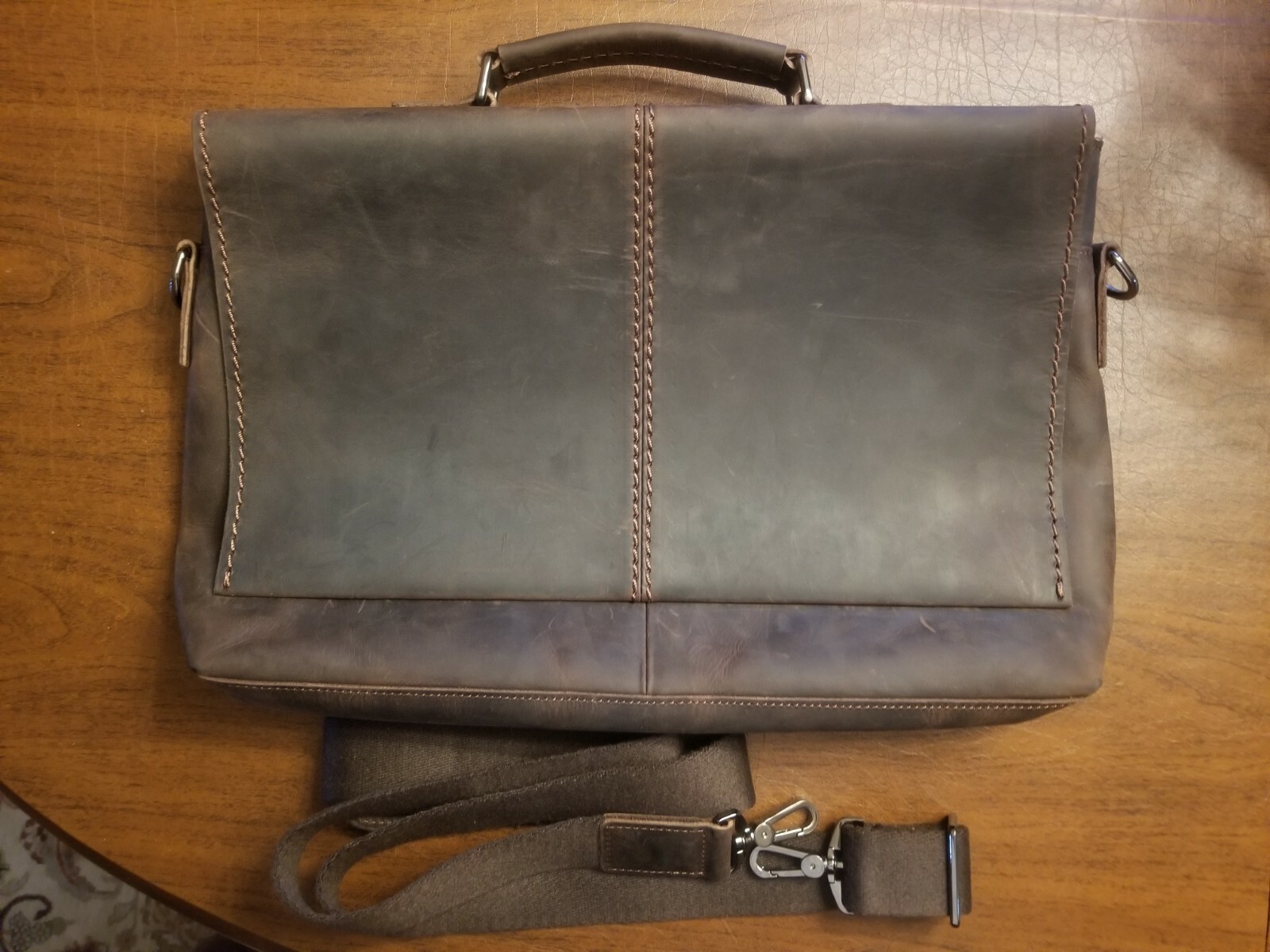 iswee leather shoulder bag