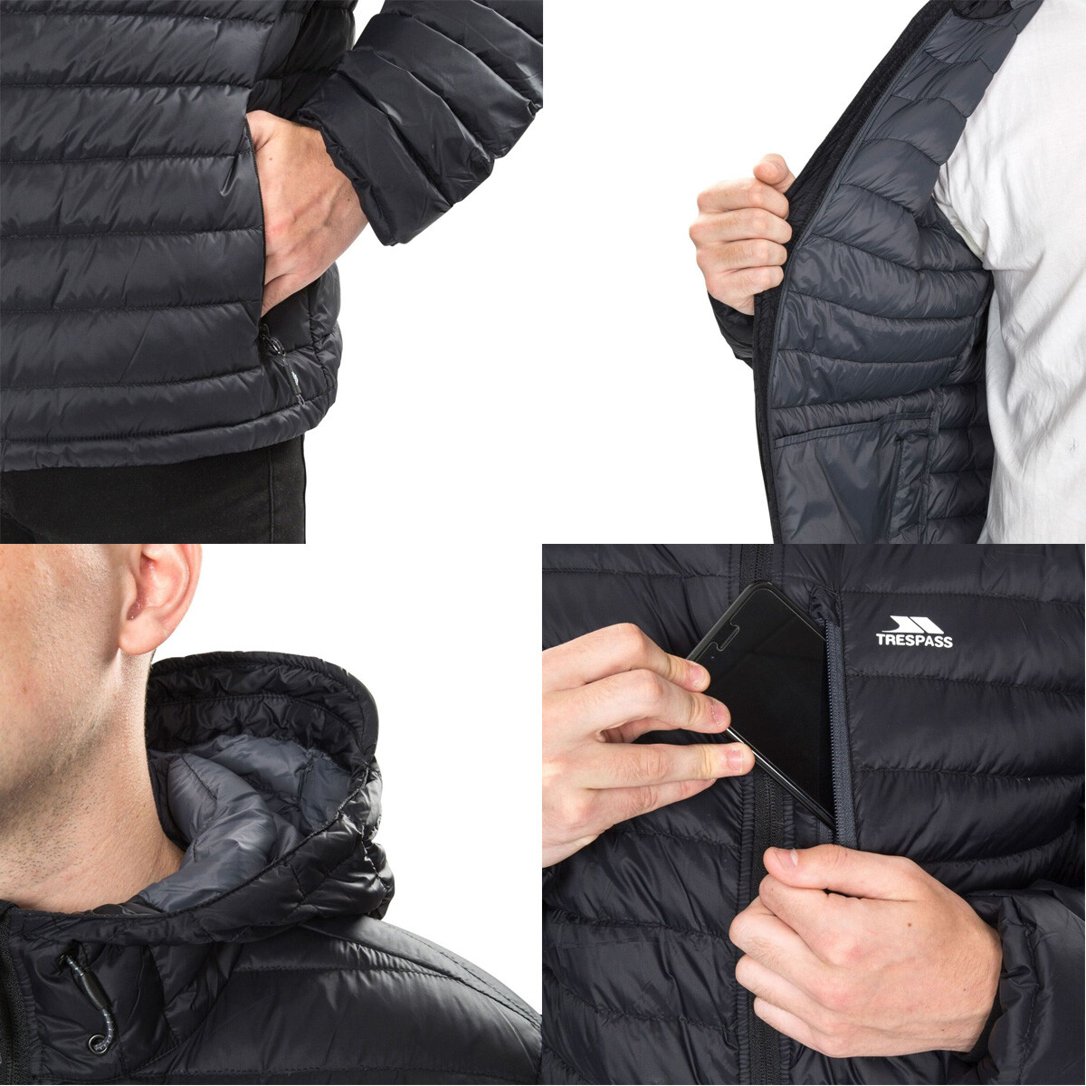 Trespass Digby Mens Packaway Down 