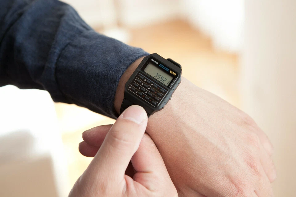 Casio Men's Vintage Watch CA-53W-1Z Calculator Resin Watch Daily Alarm AU Stock - image 3 of 4