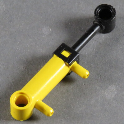 LEGO  TECHNIC Pneumatic Cylinder V2 1 x 5 Kolben Pumpe Schwarz Gelb Technik