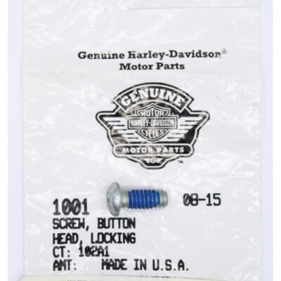 Harley-Davidson Button Head Locking Screw Part Number - 1001 | eBay