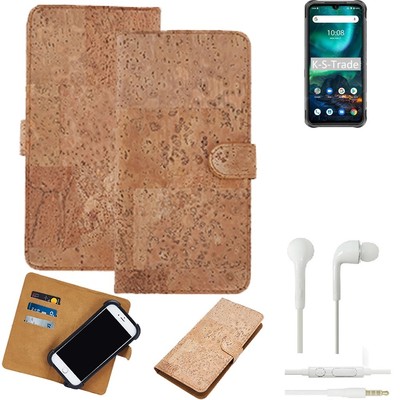 Handyhülle für UMIDIGI Bison + Kopfhörer Kork Hülle Handy Case Cover