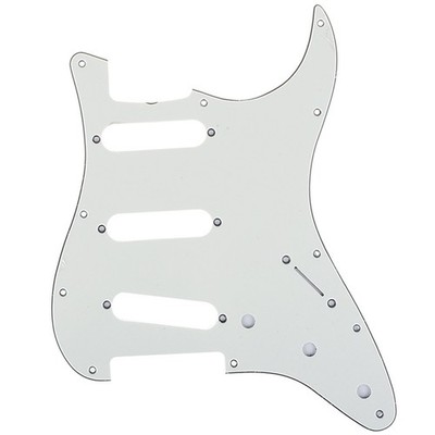 Musiclily Pro 11 Hole 60s 64 Vintage SSS Pickguard For Stratocaster Strat Guitar