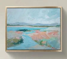 Original Impressionist Painting on 11 in x14 in Canvas - Signed by the Artist