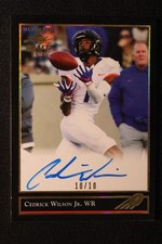 Cedrick Wilson Jr, Dallas Cowboys, Rare Rookie Auto, #10/10-2018 Leaf, Nr Mint