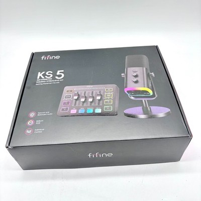 Fifine KS5 XLR Connector Gaming Streaming Kit w/ RGB Effects | eBay