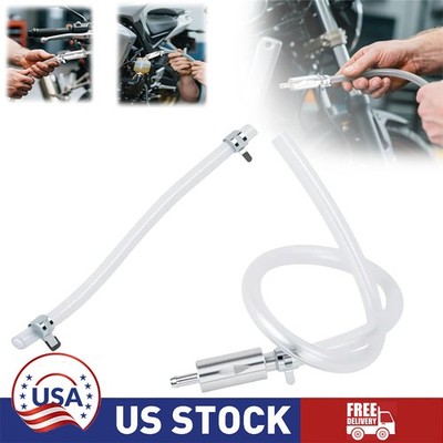 Clutch & Brake Bleeder Hose Kit – One-Way Valve Tube, Manual Bleeding Tool For Motorcycle & Car – Compact 12x8x2cm