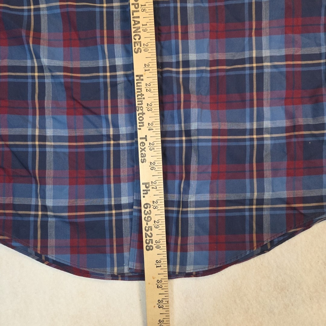 Brooks Brothers Regent Mens XL Plaid Button Down Shirt Long Sleeve Cotton 