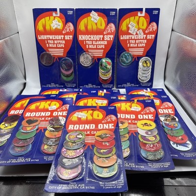 Vtg LOT OF 14 TKO POG Sets - (1 of 01041, 2 of 01021 & 11 of 01001) NEW SEALED
