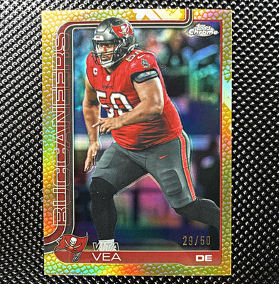 Topps 2025 Topps Chrome Vita Vea Big Names #286 Buccaneers 29/50