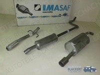 Imasaf Auspuffset Ab Kat für Citroen DS3 1.6 VTI 120 + LPG 2010-|Flex+Msd+Esd