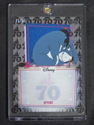 Topps Disneyland 70th Eeyore UA-EE On-Site Autograph 15/70 with